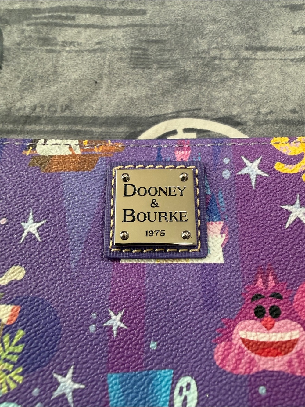 DOONEY AND BOURKE JOEY CHOU DISNEYLAND WALLET CLUTCH - Picture 2 of 8